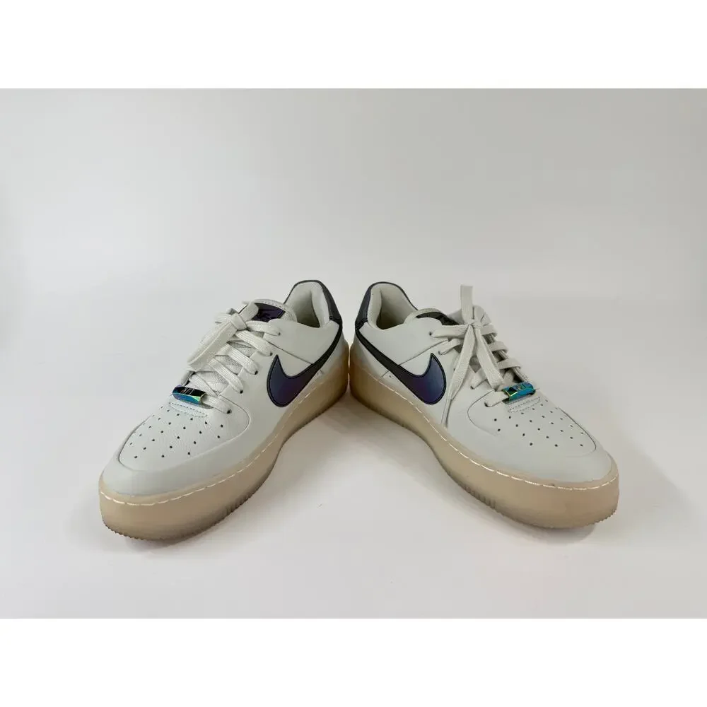 Nike Air Force 1 Sage Low LX AR5409-003 Women’s 8 Spruce Aura White Iridescent - Picture 2 of 10